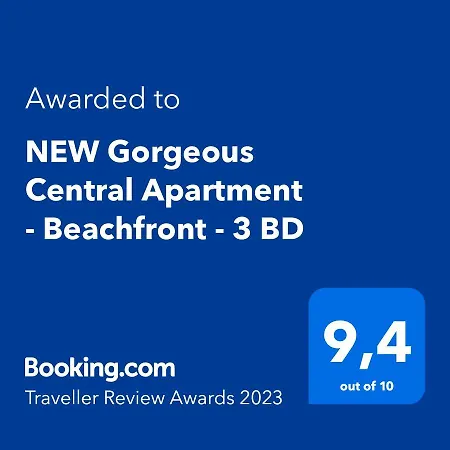 Apartment New Gorgeous - Beachfront - 3 Bd San Sebastian